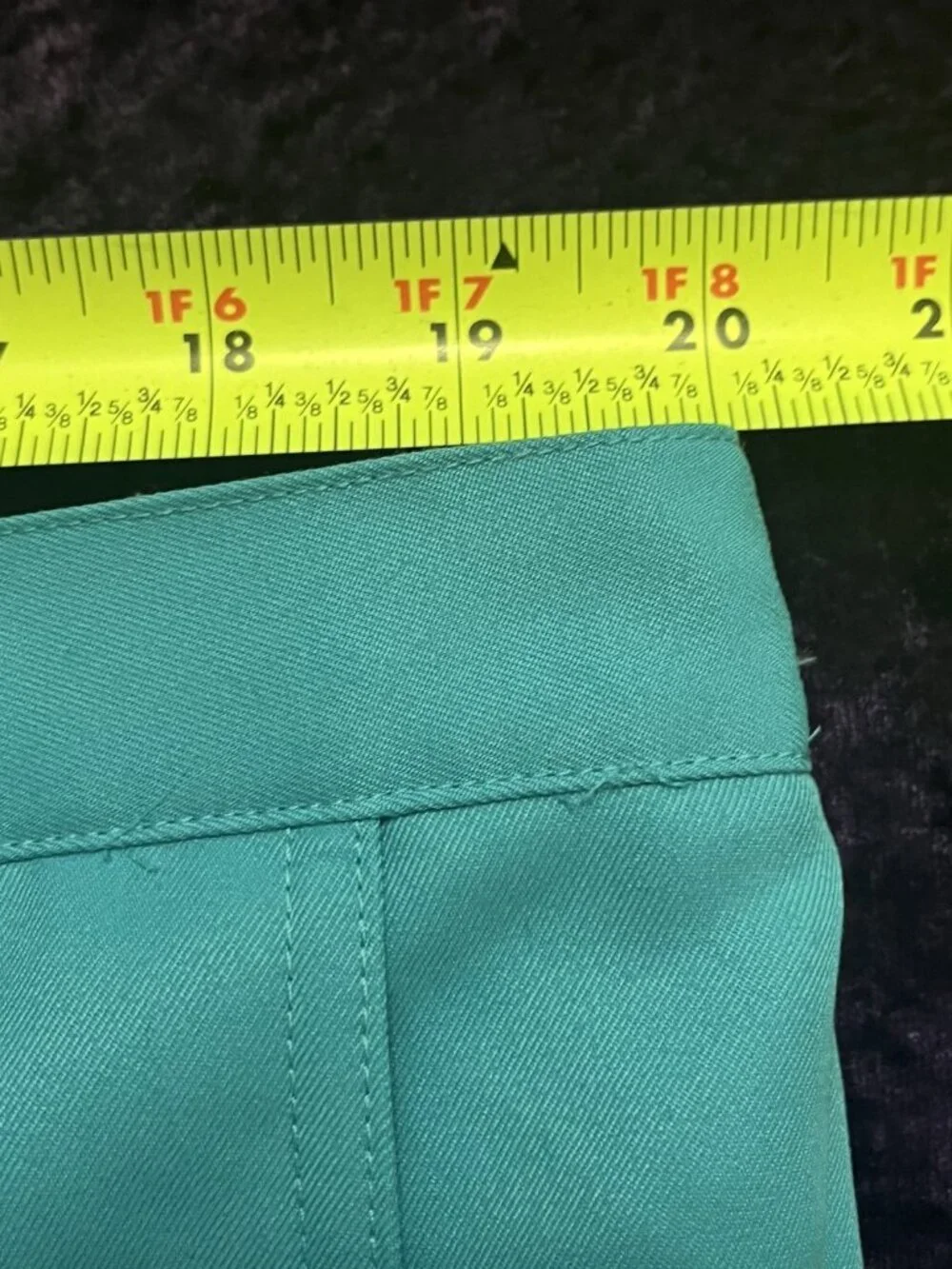 Alfred Dunner 2 Pc Outfit Size L Top 16 Capri Short Pants Summer Set Green Blue